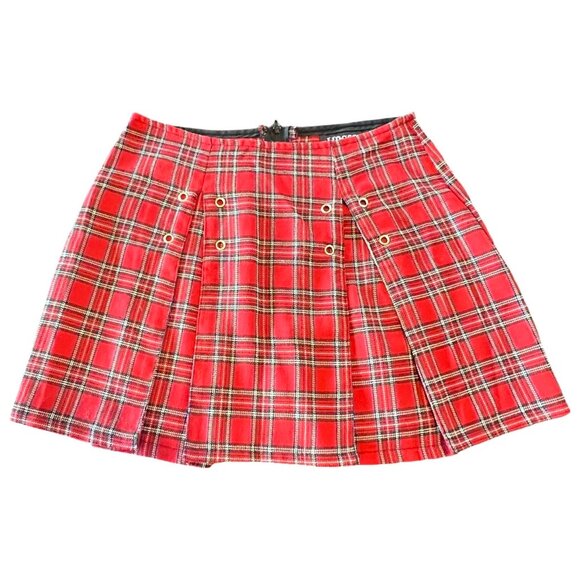 Lip Service Dresses & Skirts - Vintage | Lip Service | Red & Black Plaid |  Skirt |  Size P (XS)
